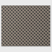 Bling auf dem Ritter Chic Diamond Glossy Geschenkpapier (Flach)