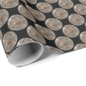 Bling auf dem Ritter Chic Diamond Glossy Geschenkpapier (Rolleneckpunkt)