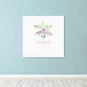 BLING Bat Mitzvah Sign in Board Leinwanddruck (Insitu (Holzboden))