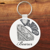BLING Bearer Wedding Schlüsselanhänger (Vorderseite)