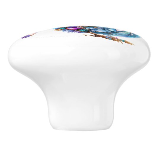 Bling Birds Theme Keramikknauf (Seitenansicht)