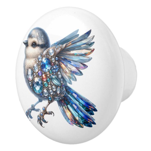 Bling Birds Theme Keramikknauf (Rechts)