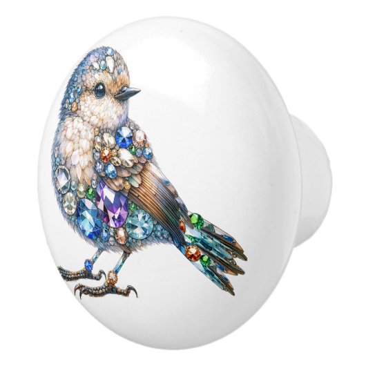 Bling Birds Theme Keramikknauf (Rechts)