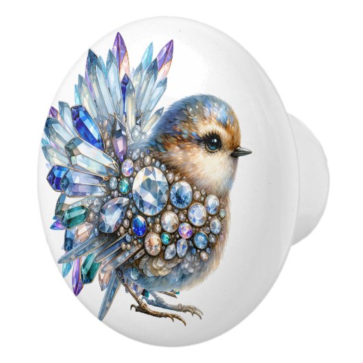 Bling Birds Theme Keramikknauf (Rechts)