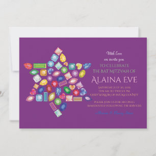 BLING BLING Bat Mitzvah Einladung