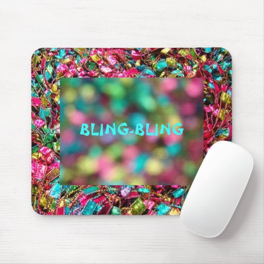 "BLING BLING" Deko Mouse Pad Mousepad (Mit Mouse)