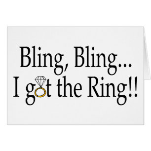Bling Bling got ich den Ring