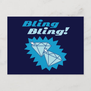 Bling Bling Postkarte