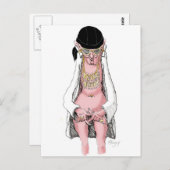 BLING BLING POSTKARTE (Vorne/Hinten)