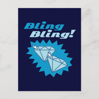 Bling Bling Postkarte