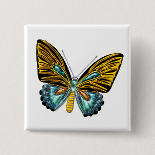 Bling Bling Schmetterling Button