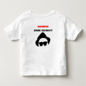 Bling & Bride Security T - Shirt (Rückseite)