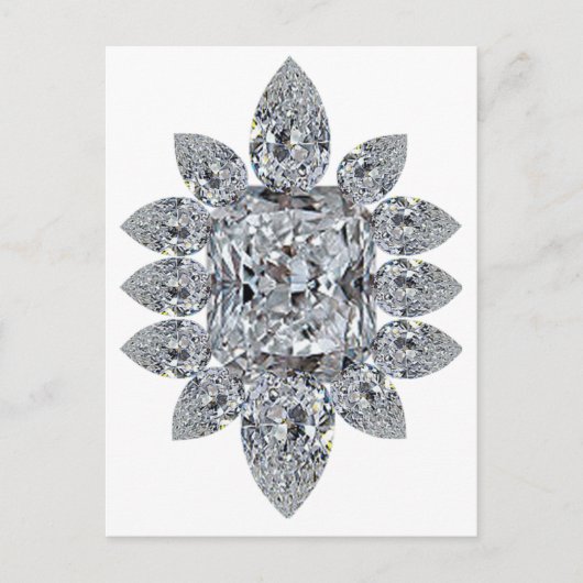 Bling Brooch Postkarte (Vorderseite)