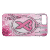 Bling Brustkrebs-Bewusstseinsfall Case-Mate iPhone Hülle (Rückseite (Horizontal))