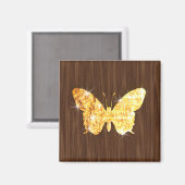 Bling Butterfly Magnet (Vorderseite/Rückseite)