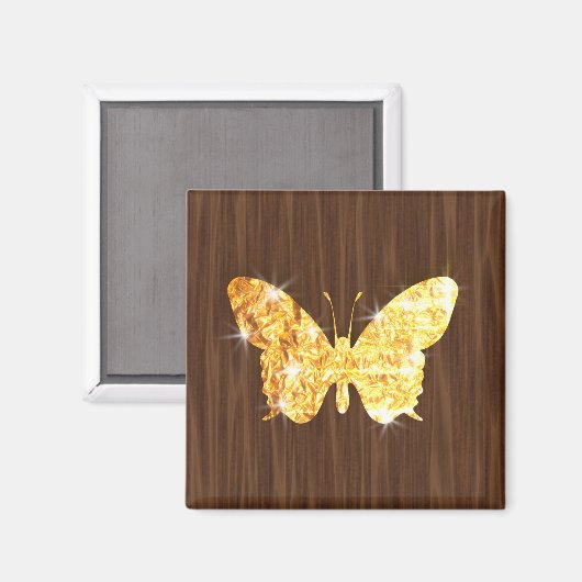 Bling Butterfly Magnet (Vorderseite/Rückseite)