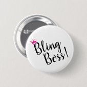 Bling Chef-Knopf Button (Vorne & Hinten)
