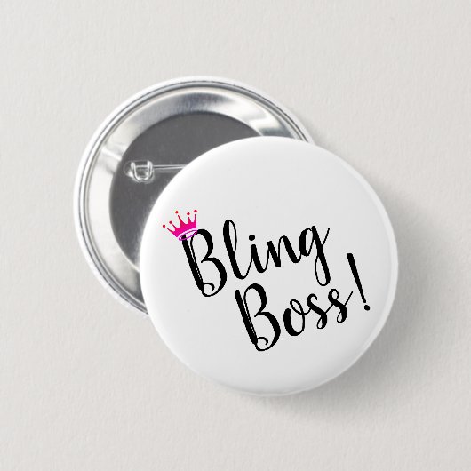 Bling Chef-Knopf Button (Vorne & Hinten)