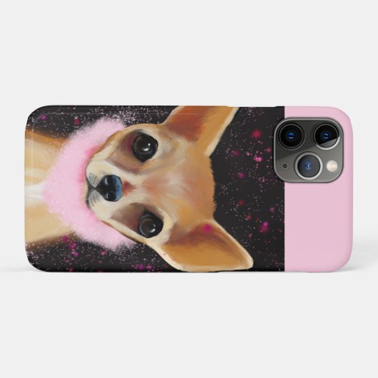Bling Chihuahua Case-Mate iPhone Hülle (Rückseite (Horizontal))