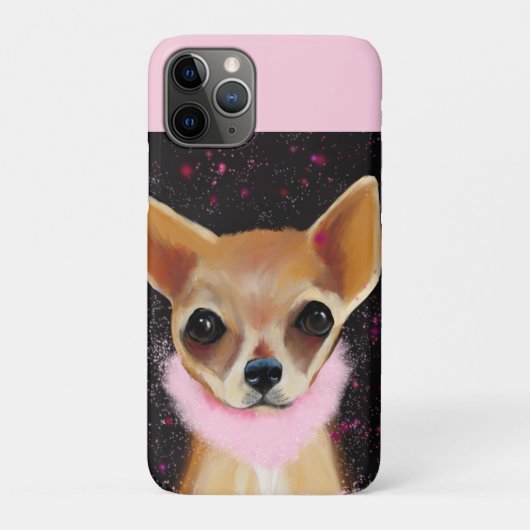 Bling Chihuahua Case-Mate iPhone Hülle (Rückseite)