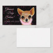 Bling Chihuahua Visitenkarte (Vorne/Hinten)