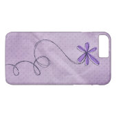 Bling Daisy auf Punkten Case-Mate iPhone Hülle (Rückseite (Horizontal))