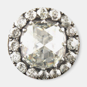 Bling-Diamant-Strass-Vintage-Kostüm-Schmuck Magnet