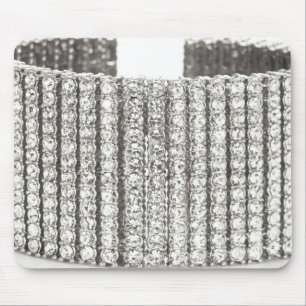 Bling Diamantscheinkristallschmuck mousepad