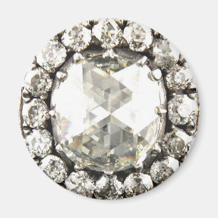 Bling Diamond Kristall Vintag Kostümschmuck Magnet