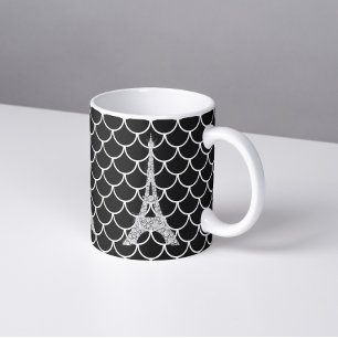 Bling Eiffel Tower Kaffeetasse