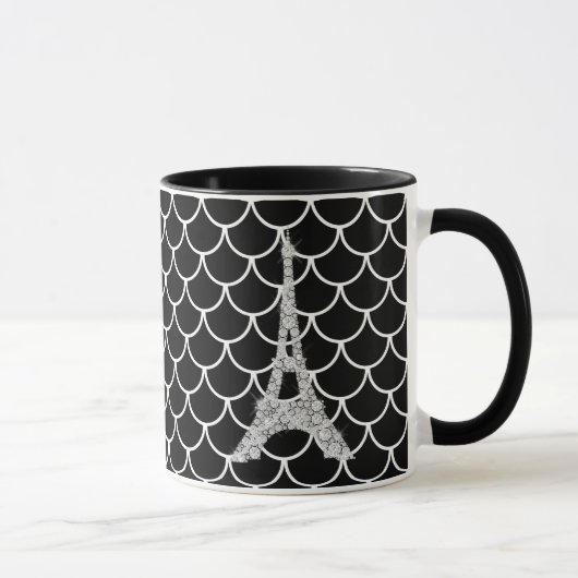 Bling Eiffel Tower Tasse (Rechts)