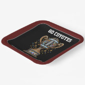 Bling Football Party Big Game Bowl Game Trophy Pappteller (Gewinkelt)