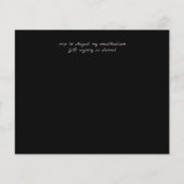 Bling Girly Glam Leopard Print Pink Gold Wedding (Rückseite)