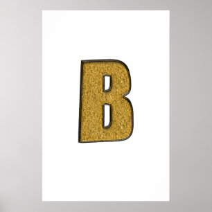Bling Gold B Poster