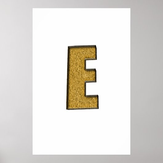 Bling Gold E Poster (Vorne)