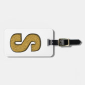 Bling Gold S Gepäckanhänger (Vorderseite horizontal)