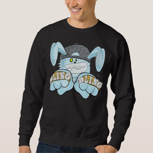 BLING HÄSCHEN SWEATSHIRT (Vorderseite)