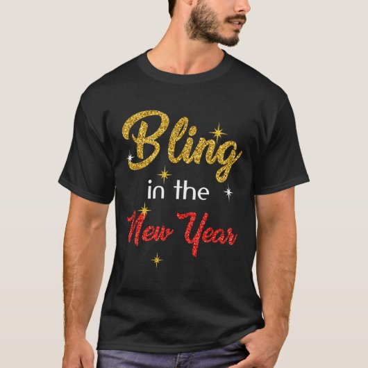 Bling In The New Year Shirt _ New Year's Eve Holid (Vorderseite)