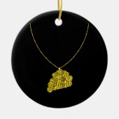 Bling klein keramikornament (Vorne)