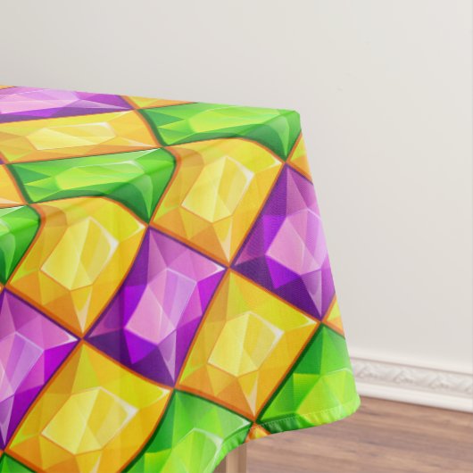 Bling Mardi Gras Table Cover Tischdecke (Beispiel)