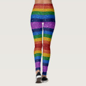 Bling Me Up Regenbogen 5 Pop Mode Leggings (Rückseite)