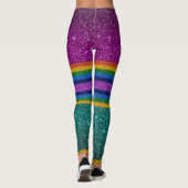 Bling Me Up Regenbogen 7 Pop Mode-Leggings Leggings (Rückseite)