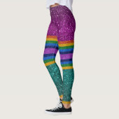 Bling Me Up Regenbogen 7 Pop Mode-Leggings Leggings (Links)