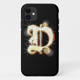 Bling Monogramm D iPhone 5 Fall Case-Mate iPhone Hülle