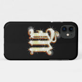 Bling Monogramm M iPhone 5 Fall Case-Mate iPhone Hülle (Rückseite (Horizontal))