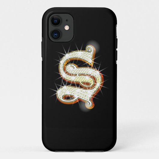 Bling Monogramm S iPhone 5 Fall Case-Mate iPhone Hülle (Rückseite)