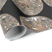 Bling on Knight Glossy Geschenkpapier (Rolleneckpunkt)