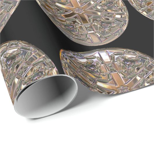 Bling on Knight Glossy Geschenkpapier (Rolleneckpunkt)