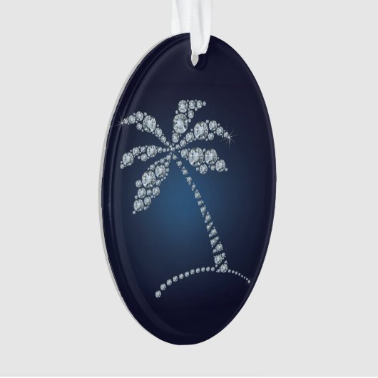 Bling Palm Tree Ornament (Vorderseite)