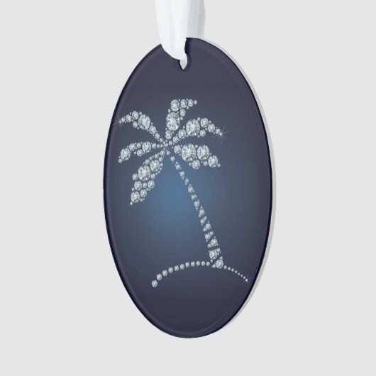 Bling Palm Tree Ornament (Vorderseite)